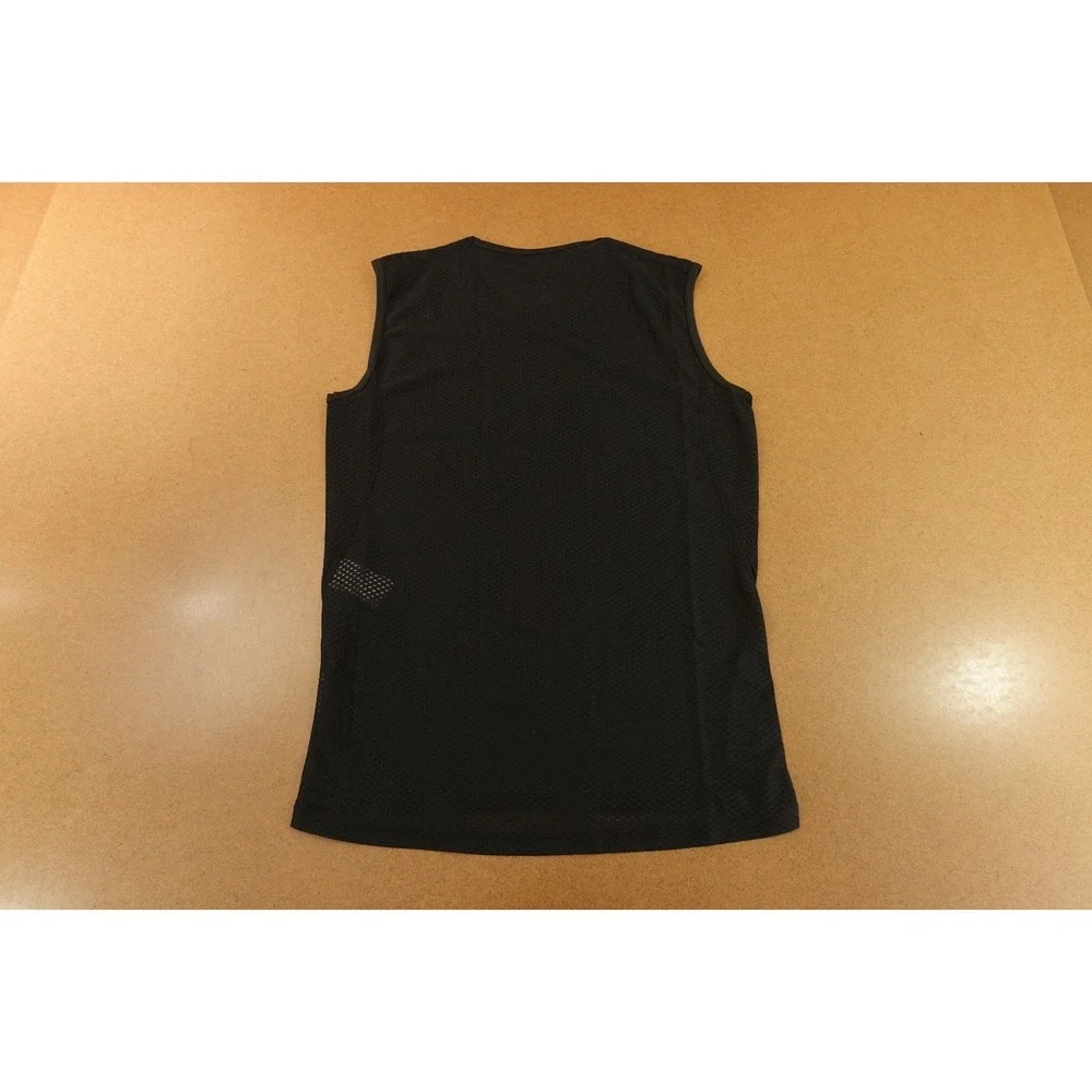 GripGrab Mens Medium Black Mesh Crew Neck Sleeveless Base Layer Tank Top NWOT - Picture 4 of 9